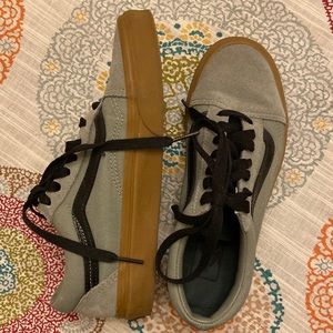 VANS GUM OLD SKOOL SHOES (shadow/trekking green)